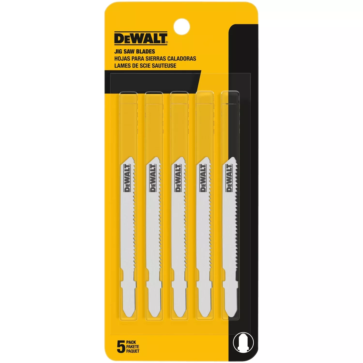 3 In. Cobalt Steel T-shank Jig Saw Blade 24 Tpi 5 Pk