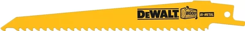 6 In. Bi-metal Reciprocating Saw Blade 3 Tpi 5 Pk
