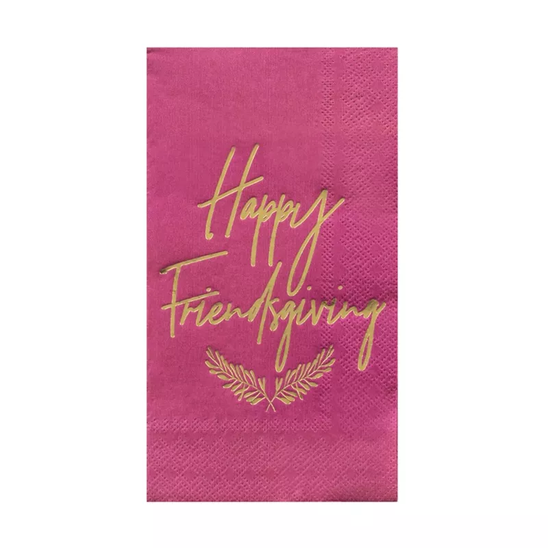 "Happy Friendsgiving" Guest Napkins