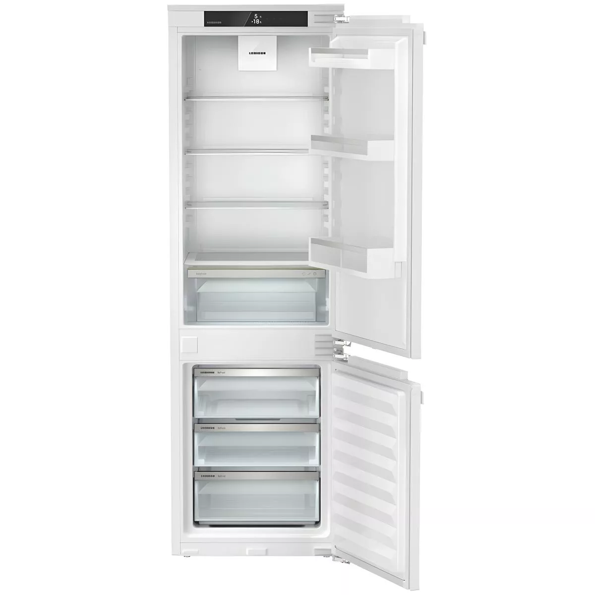 Liebherr ICNe5103 – Stainless Steel Integrated Fridge Freezer – 253L Total Capacity – 70/30 Split – E Energy Rating