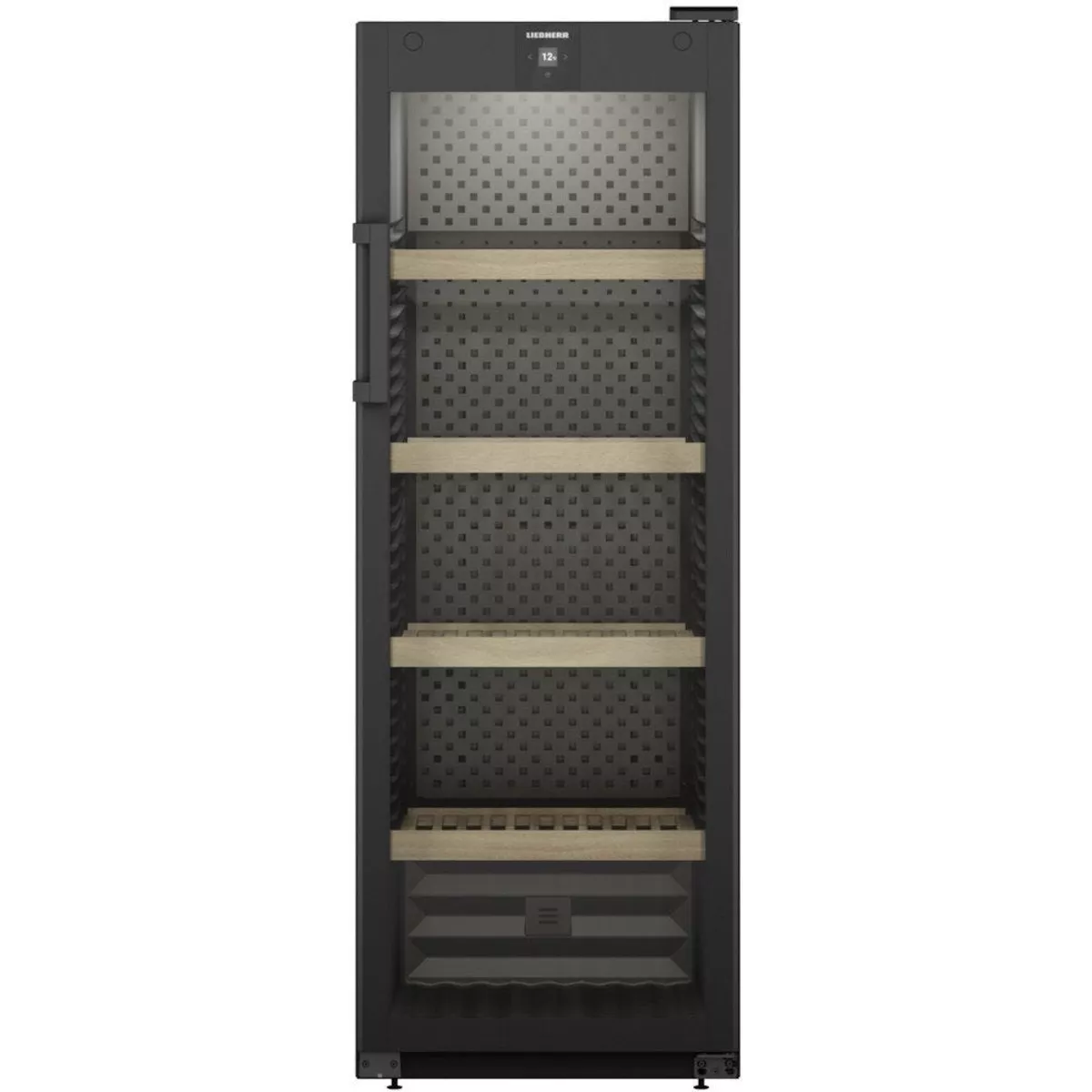 Liebherr WPbl5001 – Black 196 Bottle Wine Cooler – Freestanding – F Energy Rating