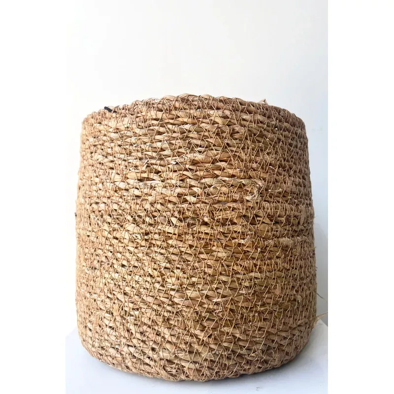 Seagrass Basket with Liner 7″