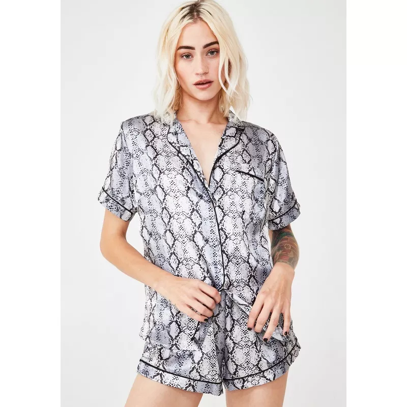 Snakeskin Lounge Pajama Set