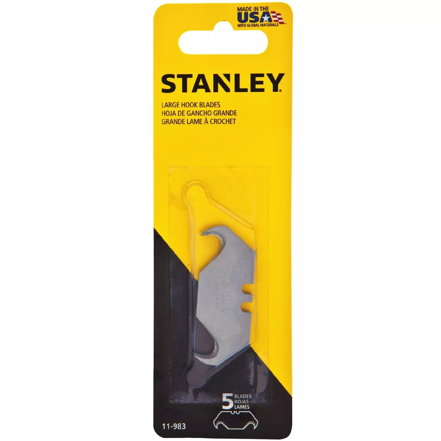 Steel Hook Replacement Blade 1-7/8 In. L 5 Pc
