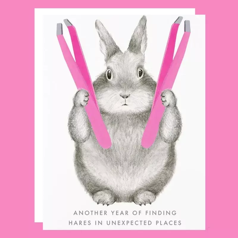 Unexpected Hares Card