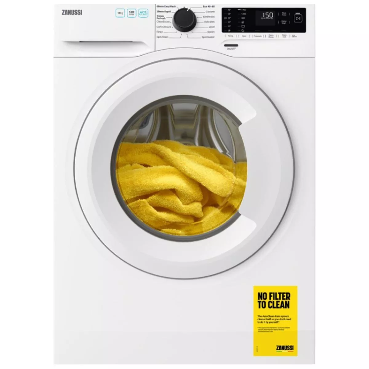 Zanussi ZWF142E3PW – White Freestanding 10KG Washing Machine – 1400 RPM – C energy