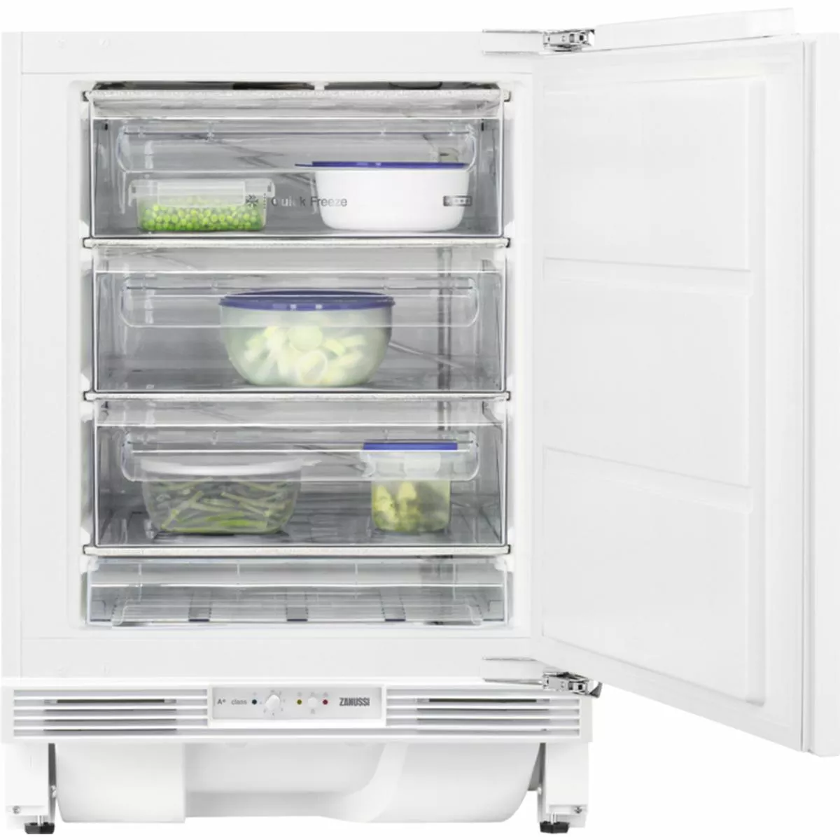 Zanussi ZYAE82ER – Built Under Fast Freeze Freezer with Fixed Hinge Door Fixing – E energy